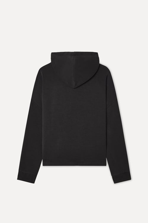 Kadın Kahverengi Loose Fit Kapüşonlu Sweatshirt
