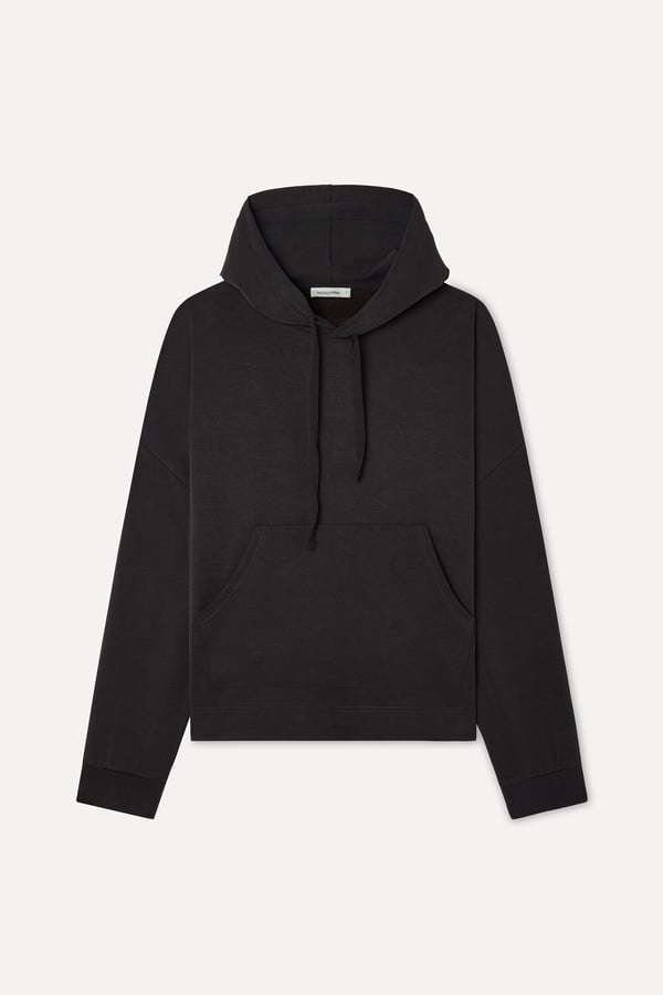 Kadın Kahverengi Loose Fit Kapüşonlu Sweatshirt