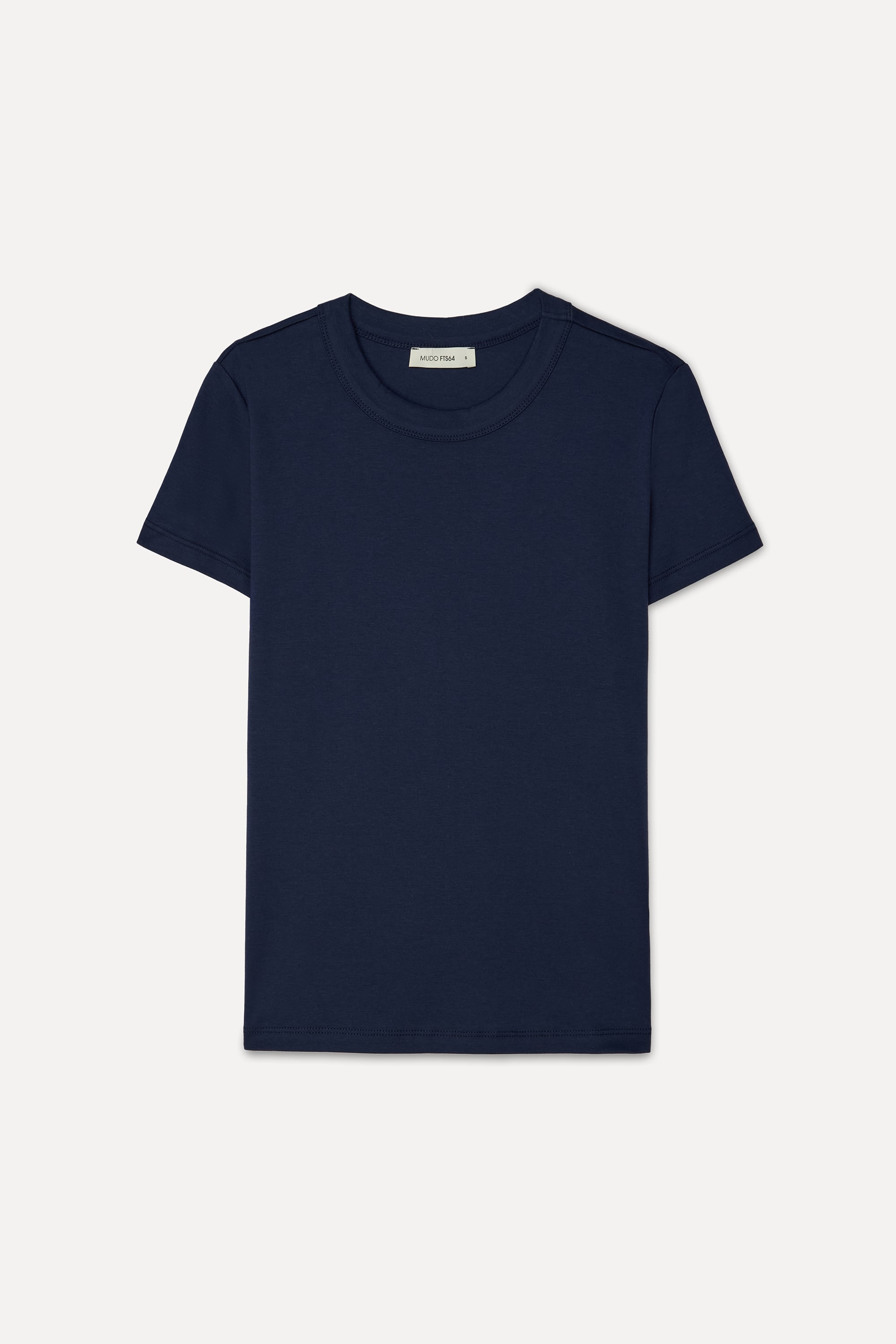 Kadın Lacivert Bisiklet Yaka T-Shirt