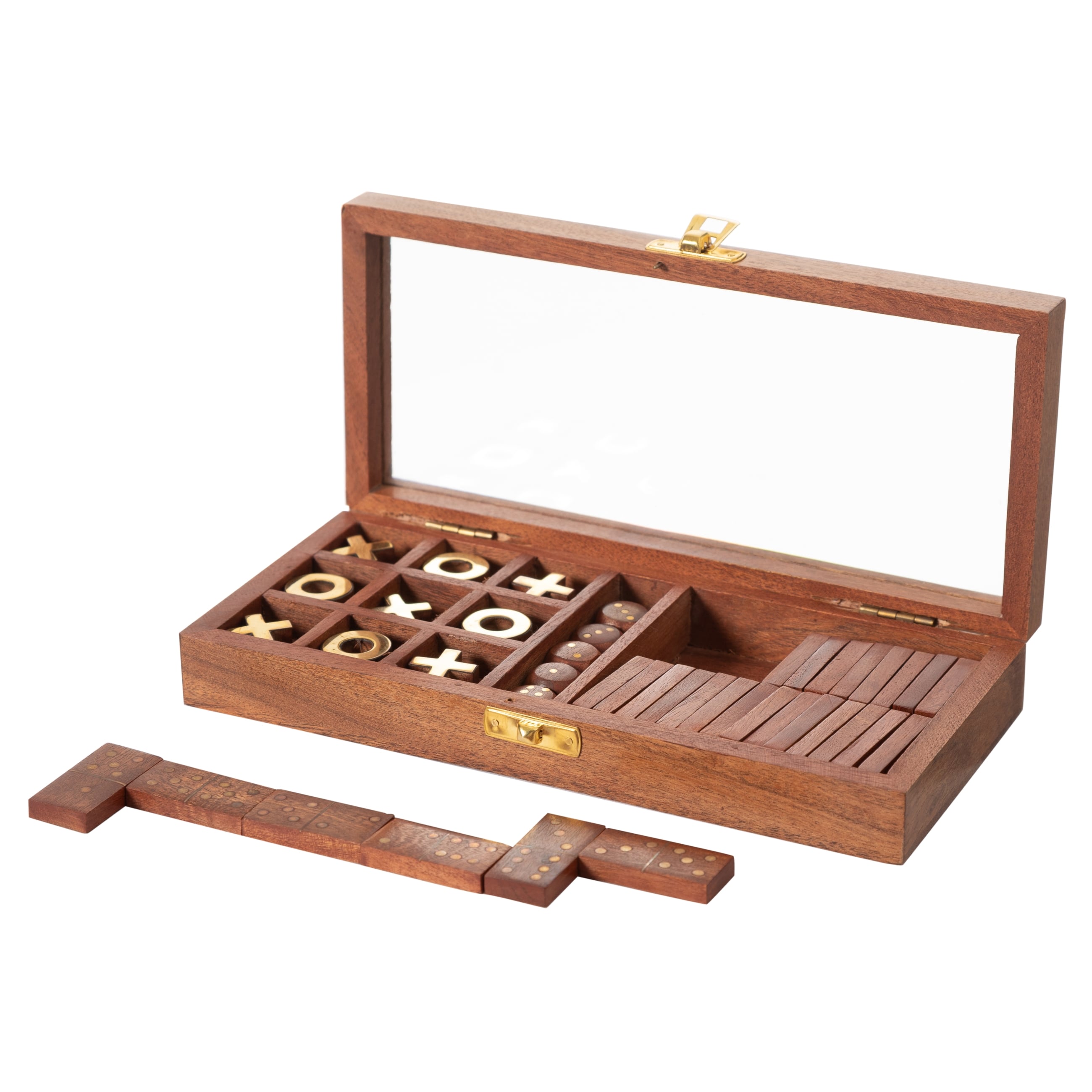 WOODEN KARIŞIK OYUN SETİ 23x12 CM