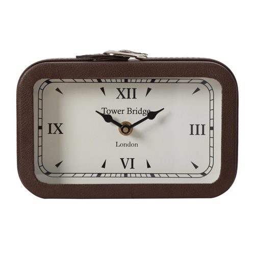 BROWN CLASS MASA SAATİ 21X14 CM
