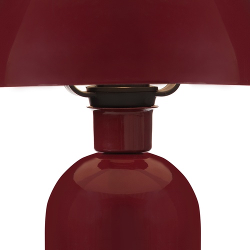 LENTO ABAJUR 25X40CM BORDO