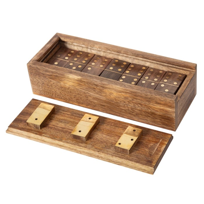 WOODEN DOMINO 20X8 CM