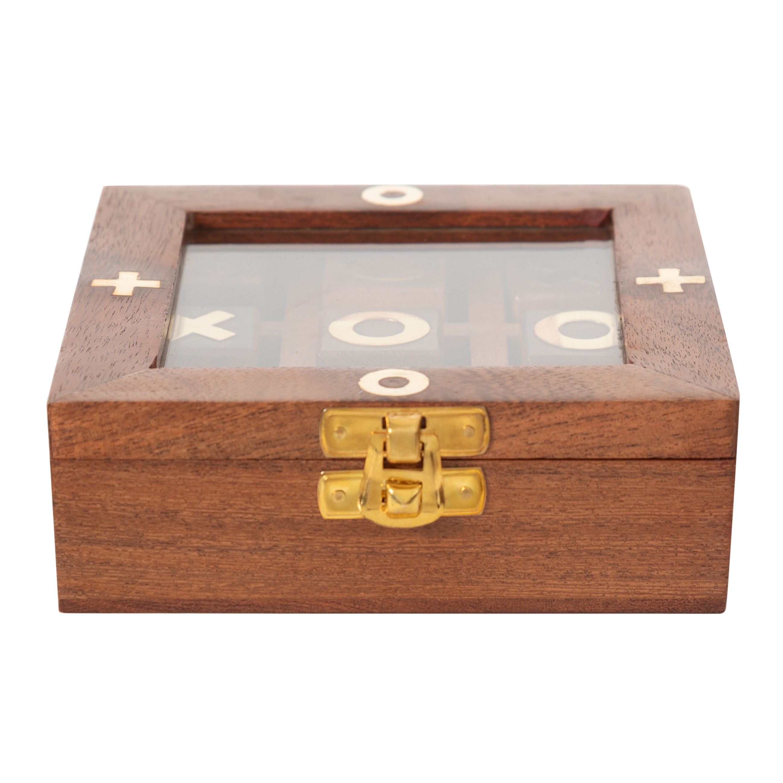 WOODEN KUTULU XOX OYUNU 13x13 CM