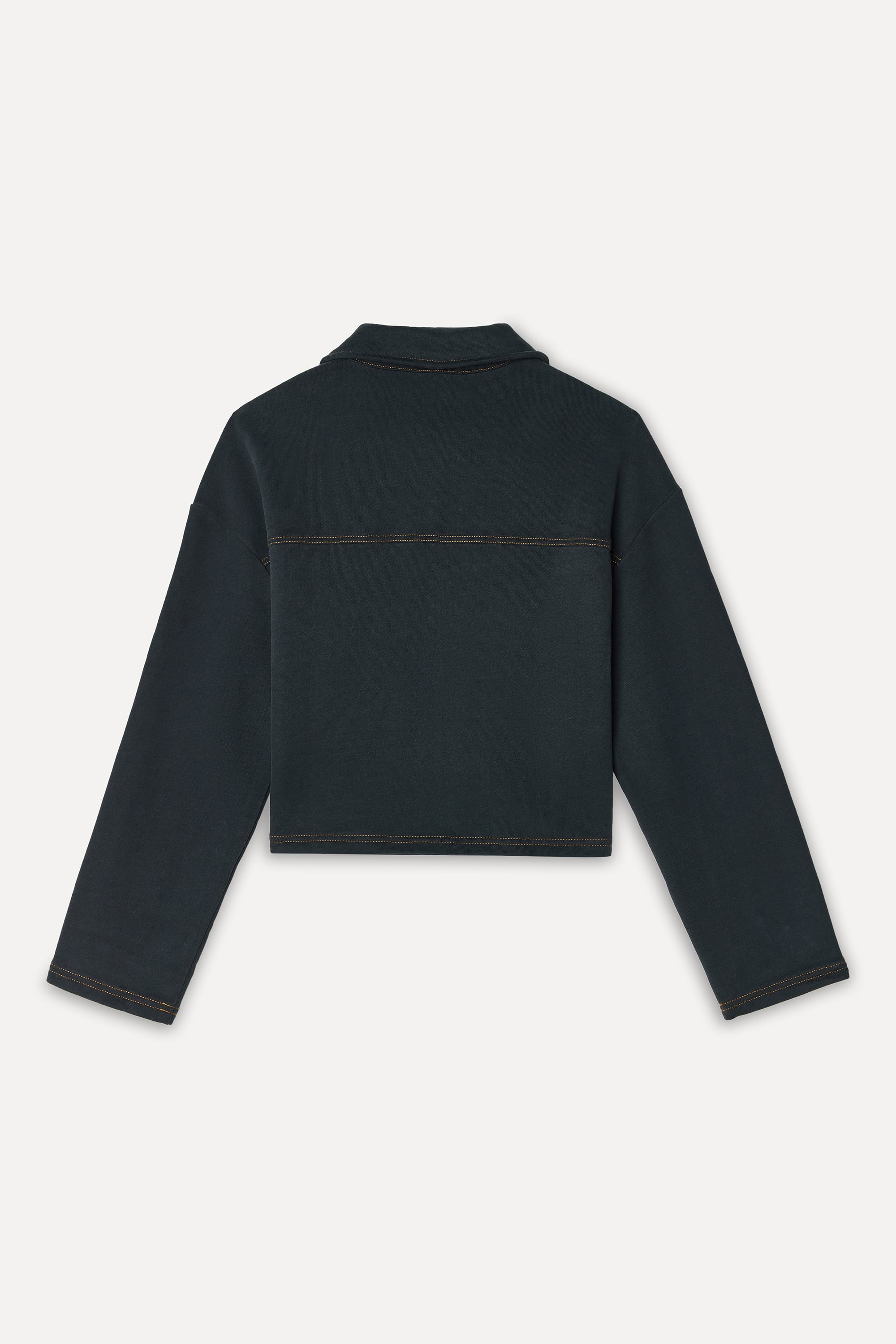 Kadın İndigo Kontrast Loose Fit Jean Ceket