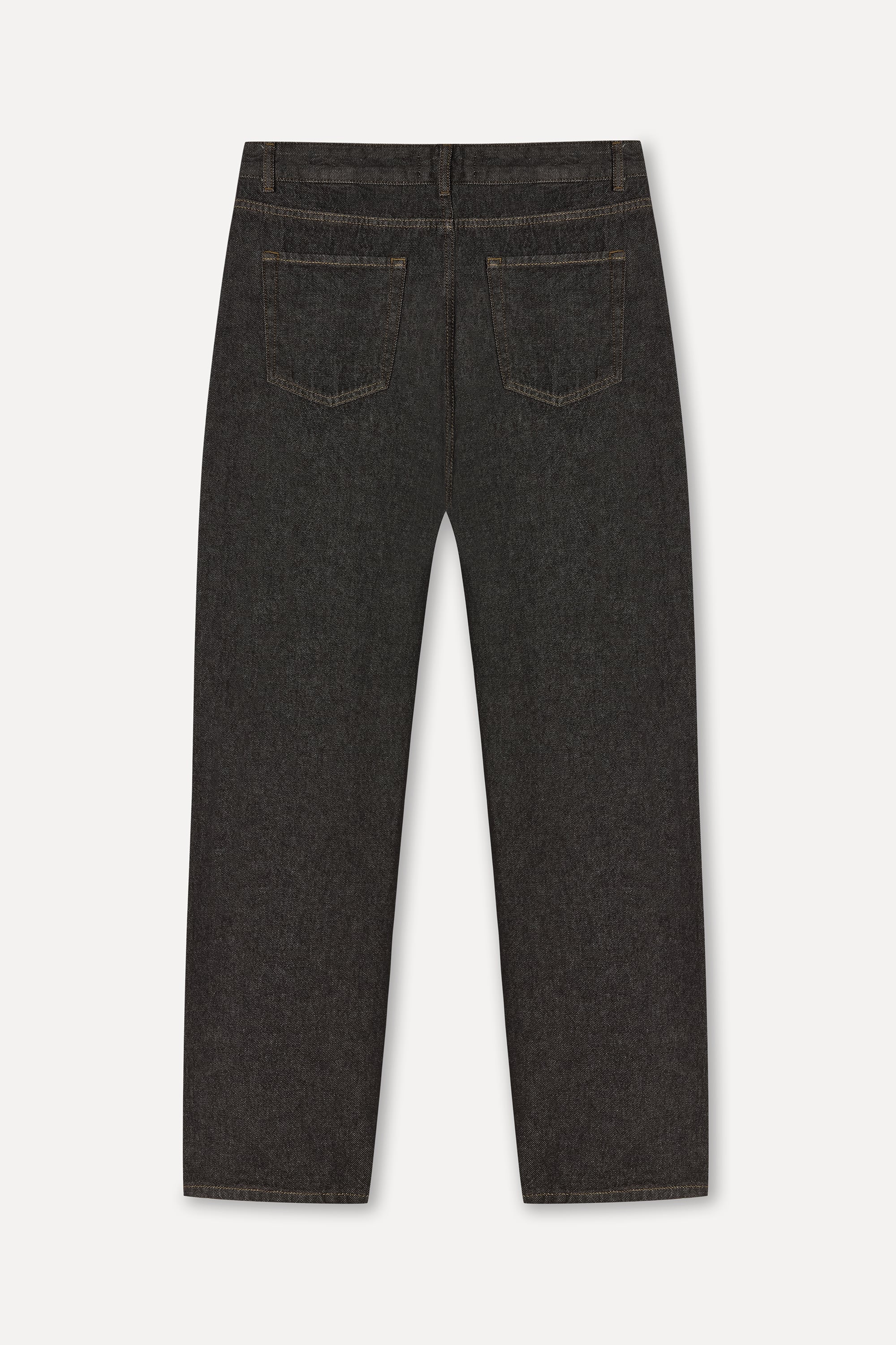Erkek Kahverengi Tapered Fit Jean Pantolon