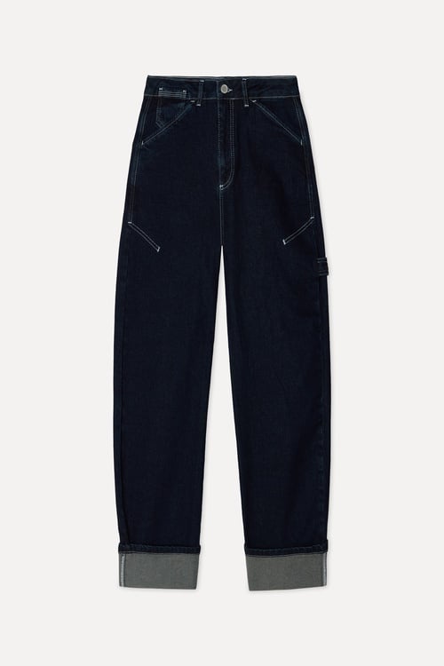 Kadın İndigo Mom Fit Jean Pantolon