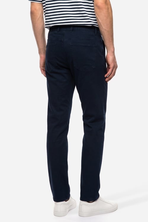 Erkek Lacivert Straight Fit Pantolon