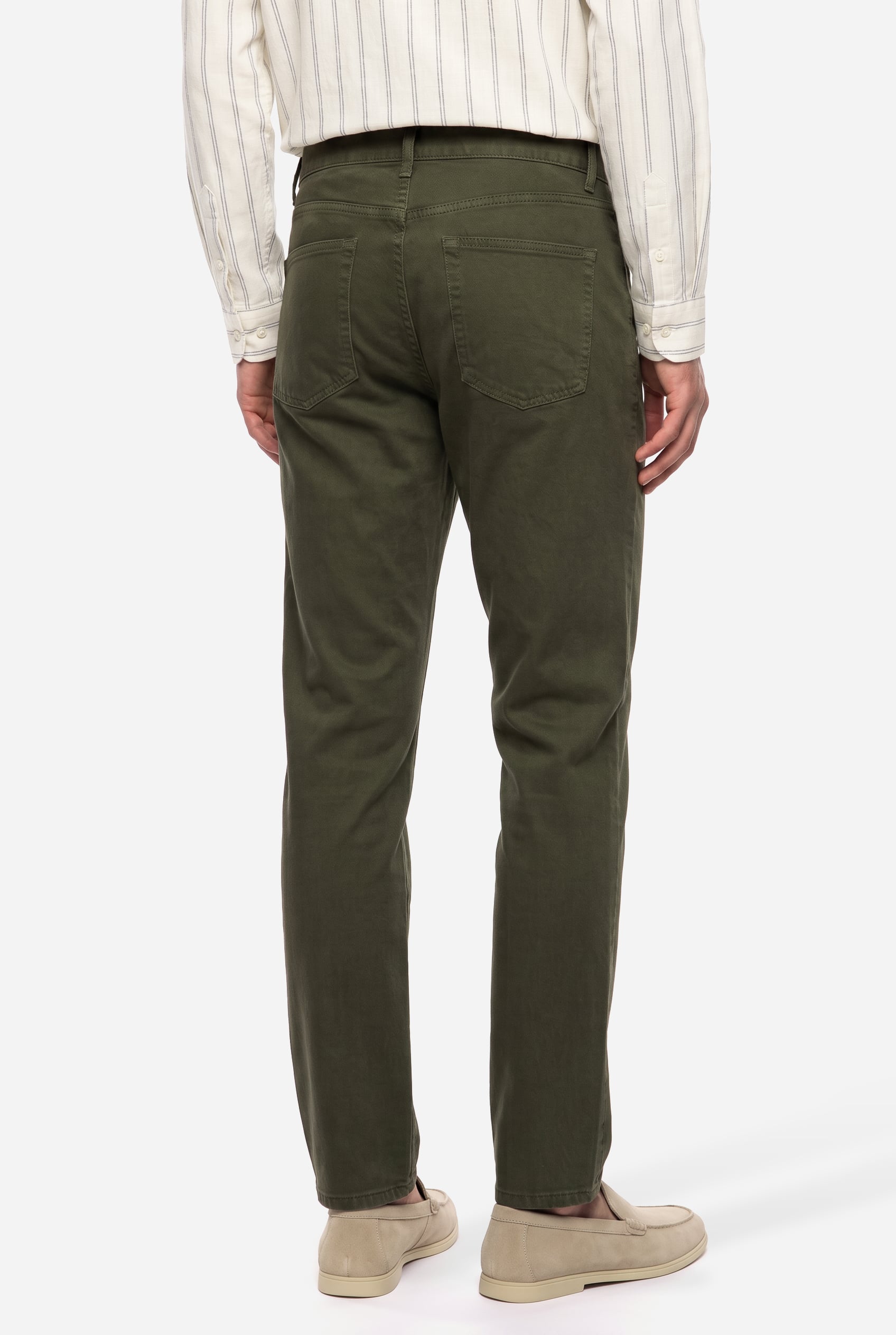 Erkek Haki Loose Fit Pantolon