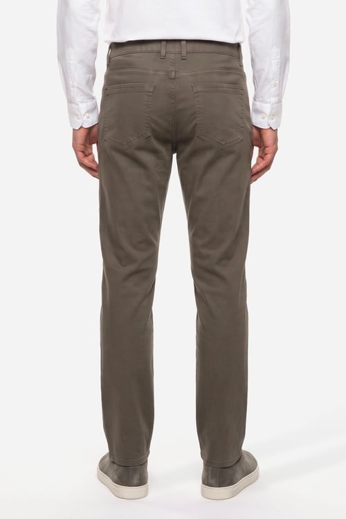  Erkek Vizon Rengi Slim Fit Pantolon
