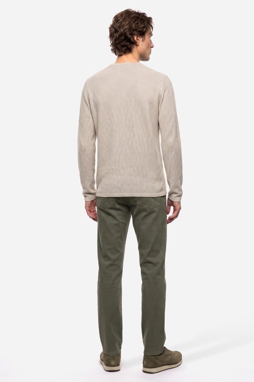 Erkek Haki Slim Fit Pantolon