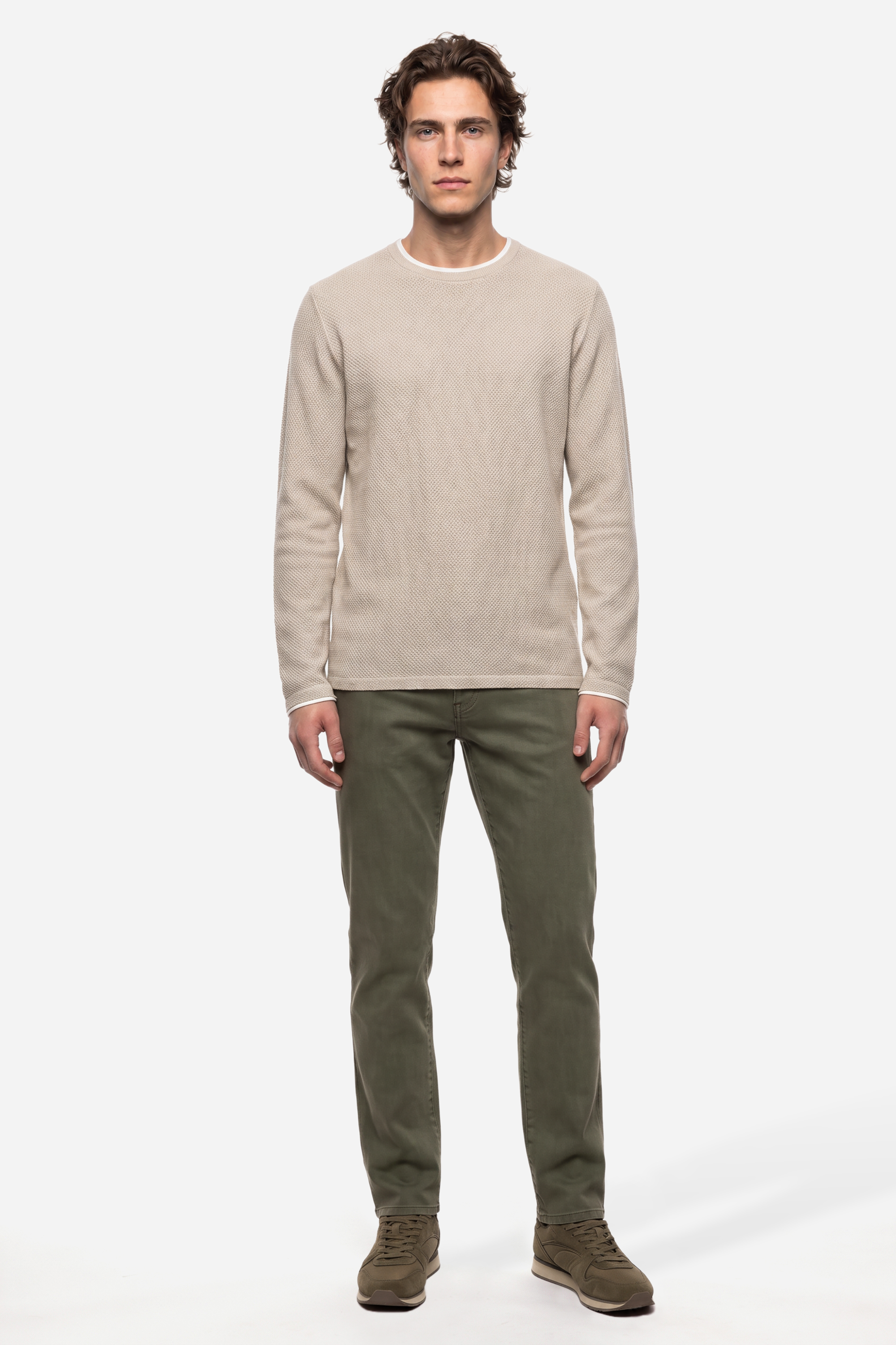 Mudo Erkek Haki Slim Fit Pantolon