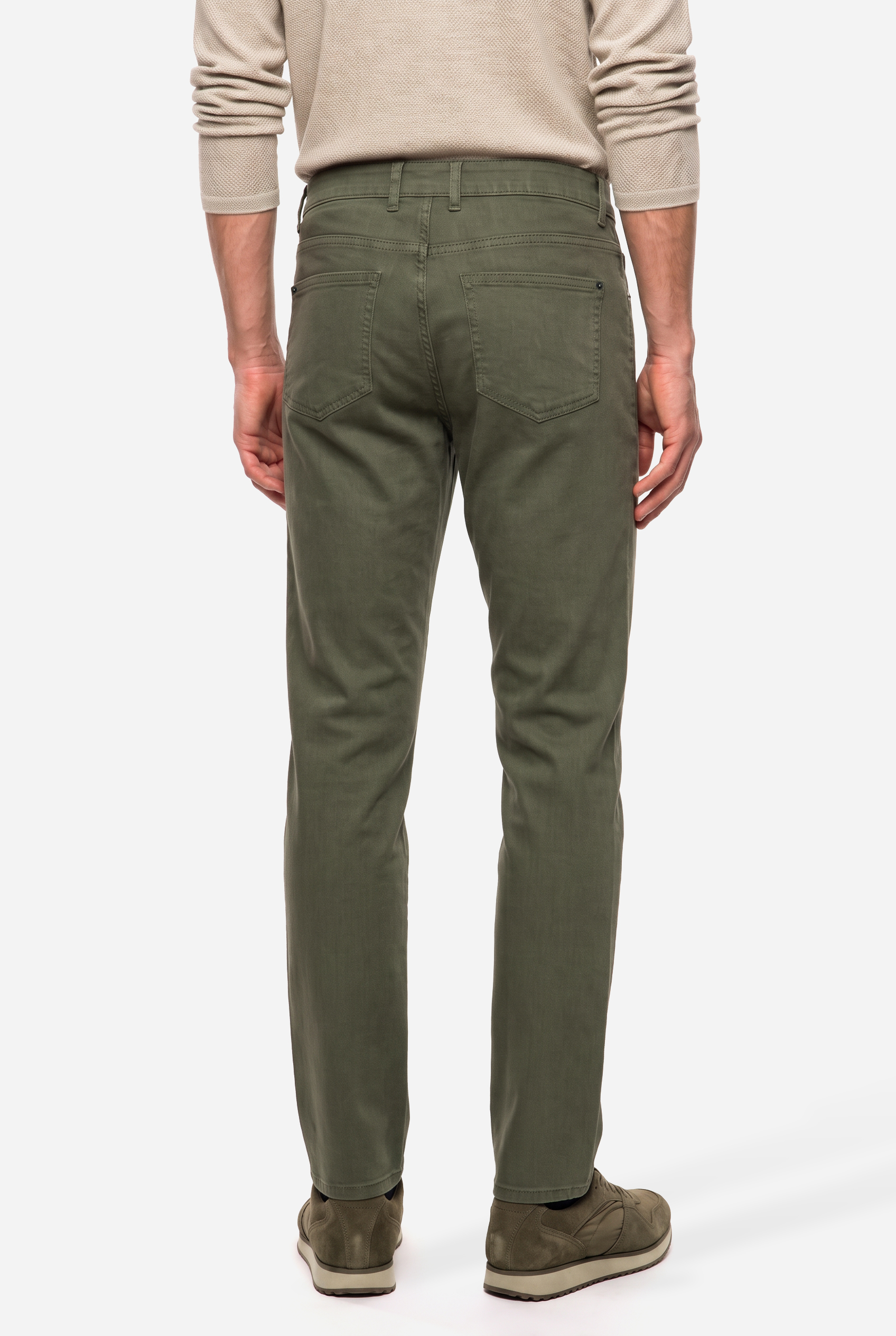 Erkek Haki Slim Fit Pantolon