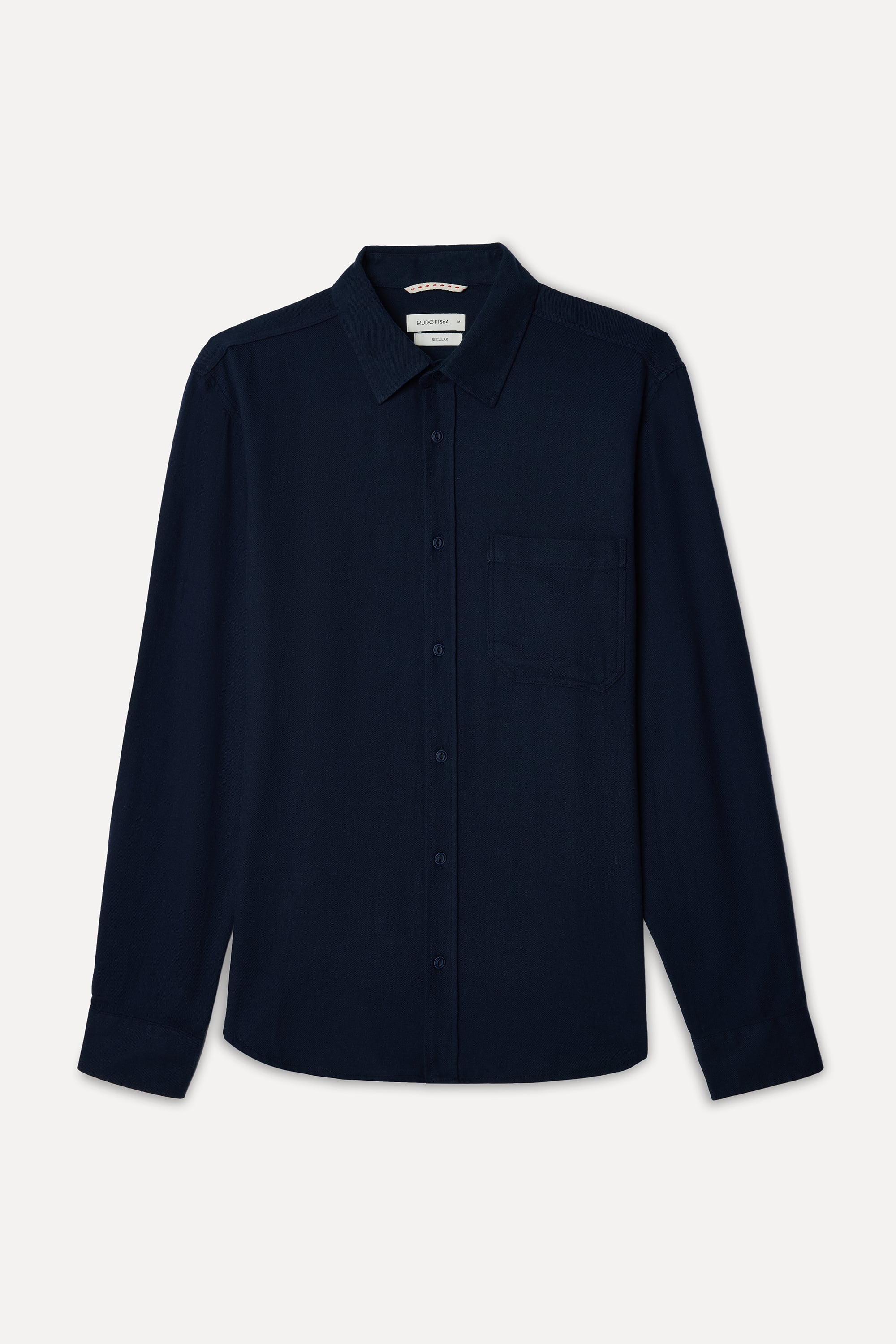 Erkek Lacivert Regular Fit Uzun Kollu Gömlek