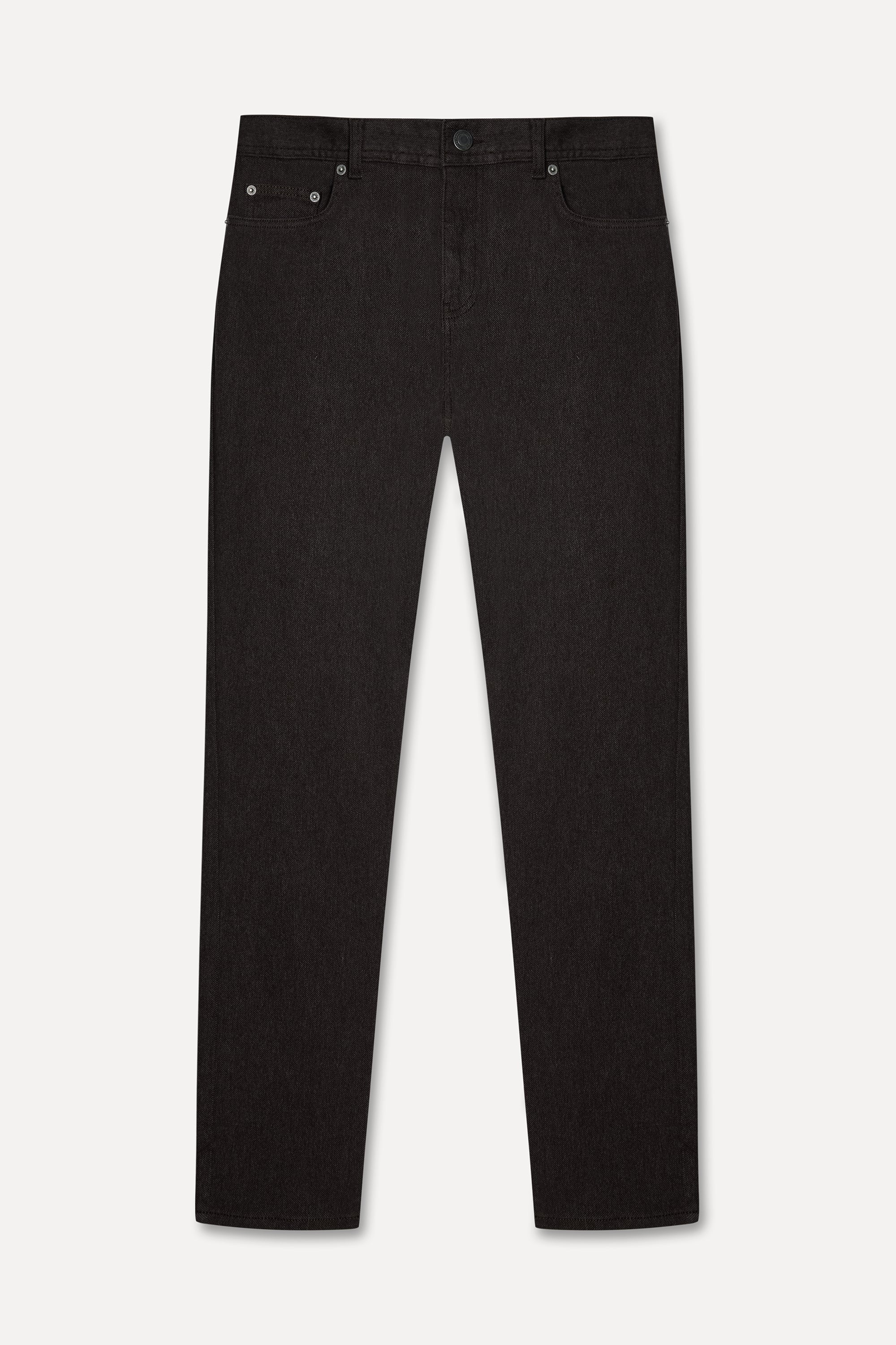 Erkek Kahverengi Slim Straight Fit Pantolon