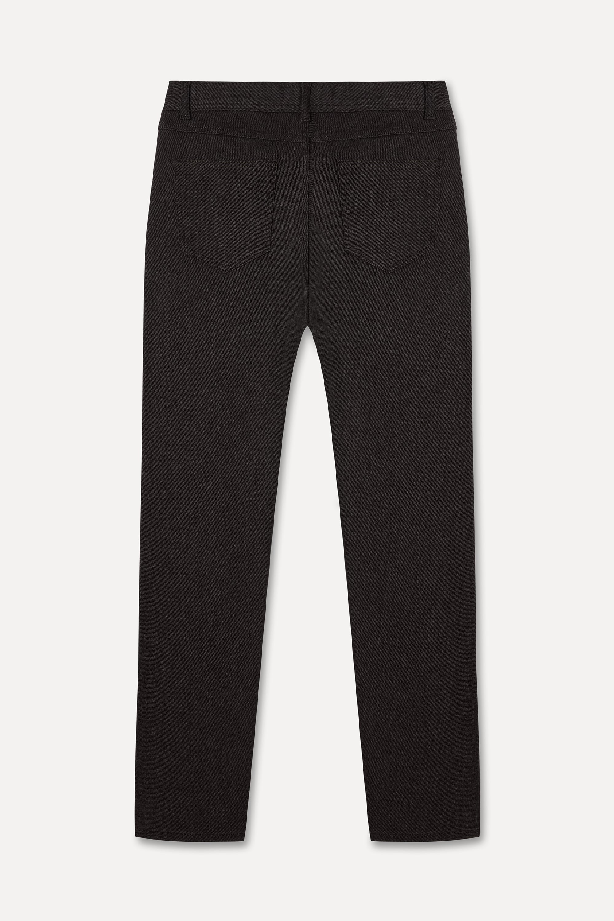 Erkek Kahverengi Slim Straight Fit Pantolon