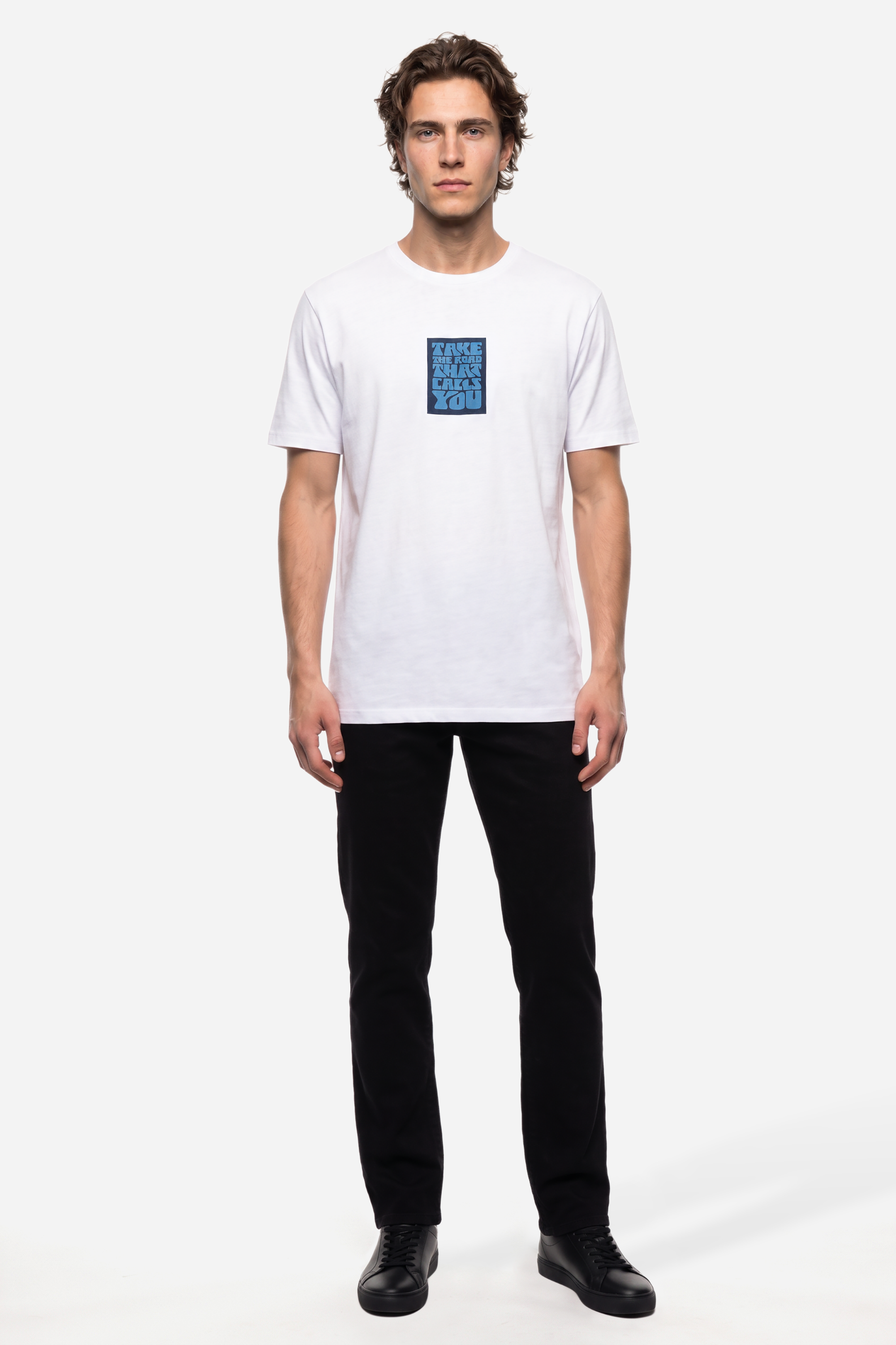 Erkek Siyah Slim Straight Fit Pantolon