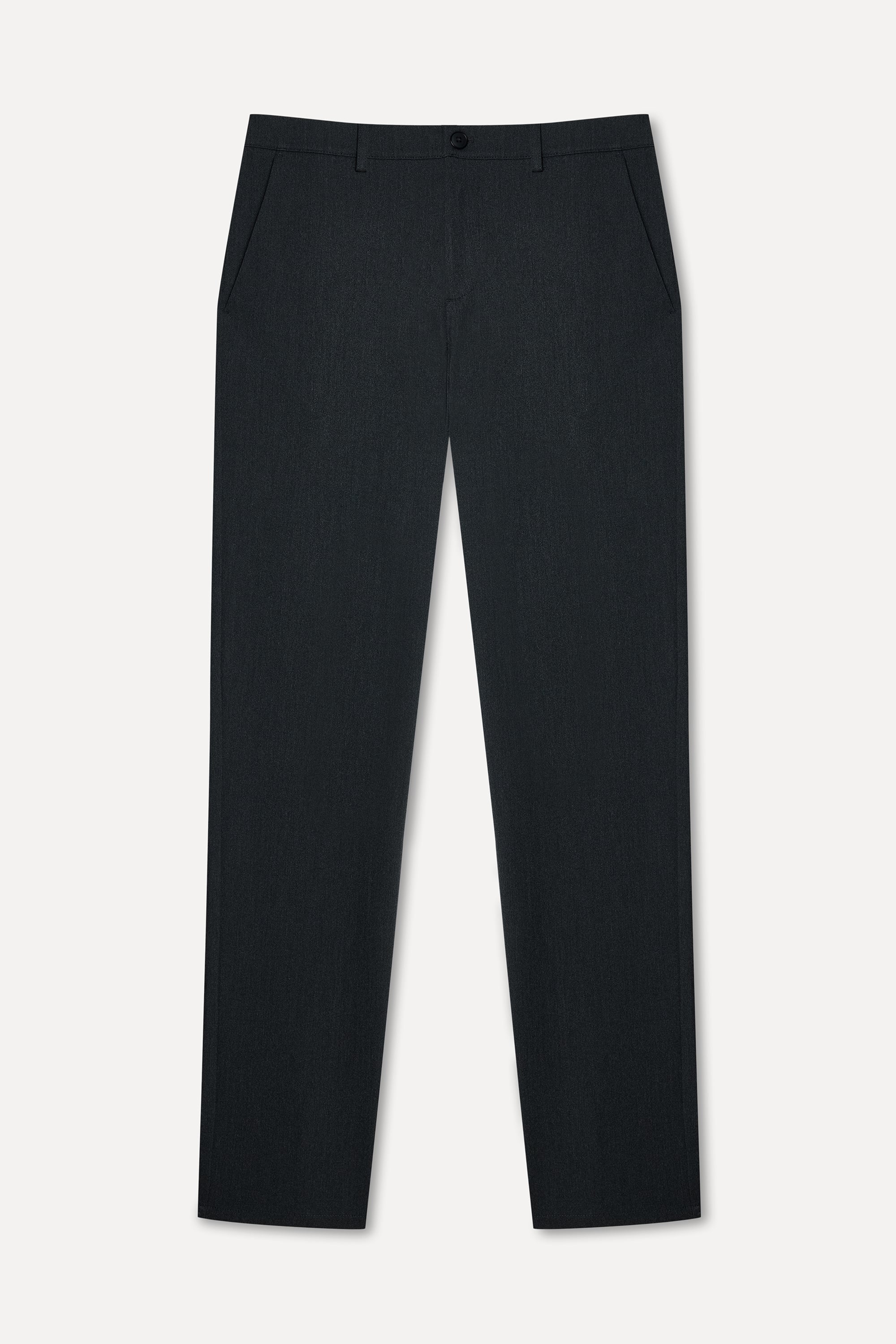 Erkek Antrasit Loose Fit Chino Pantolon