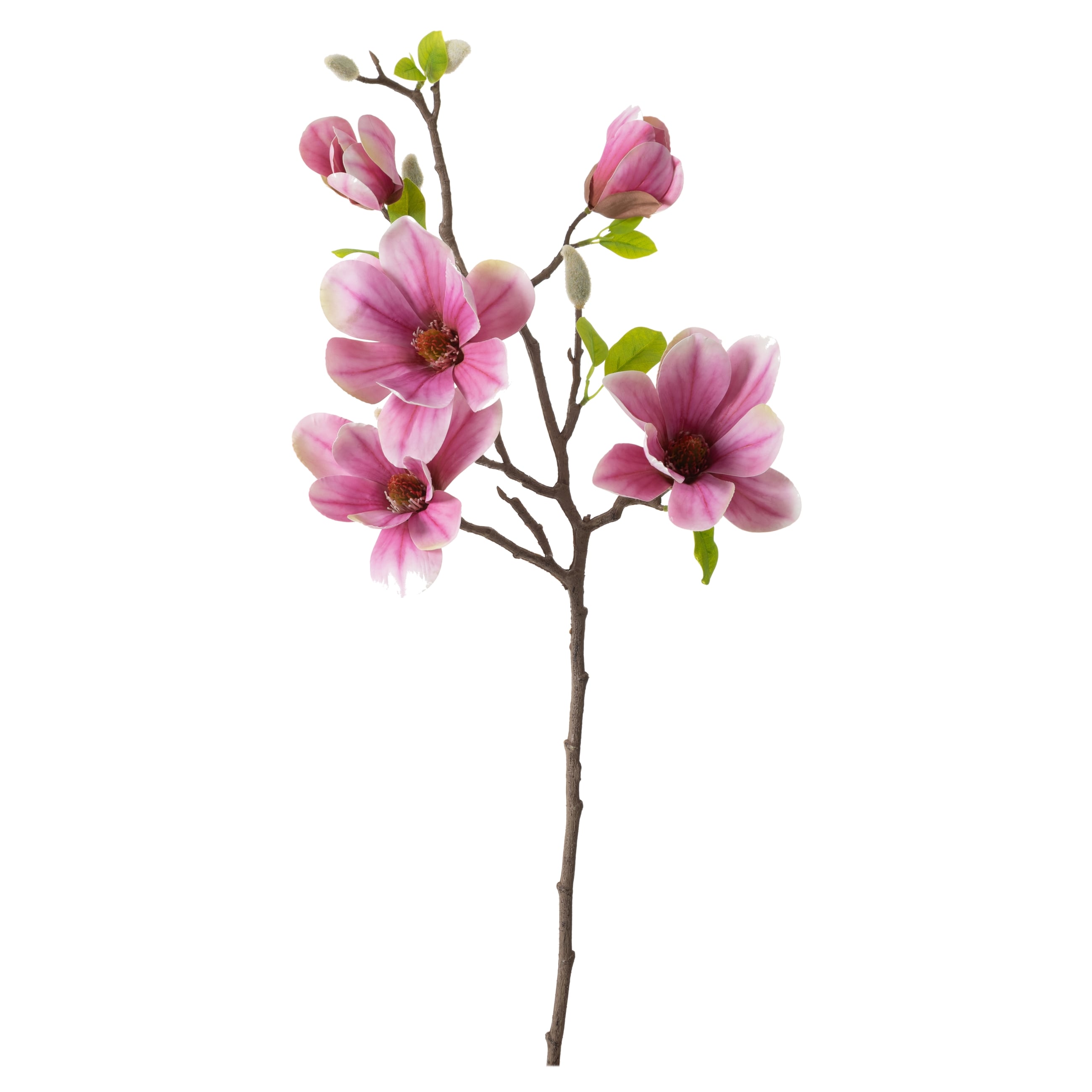 PEMBE MAGNOLYA DAL ÇİÇEK 72 CM