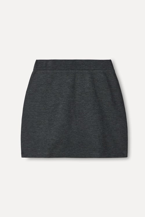 Kadın Antra Melanj Dar Mini Etek