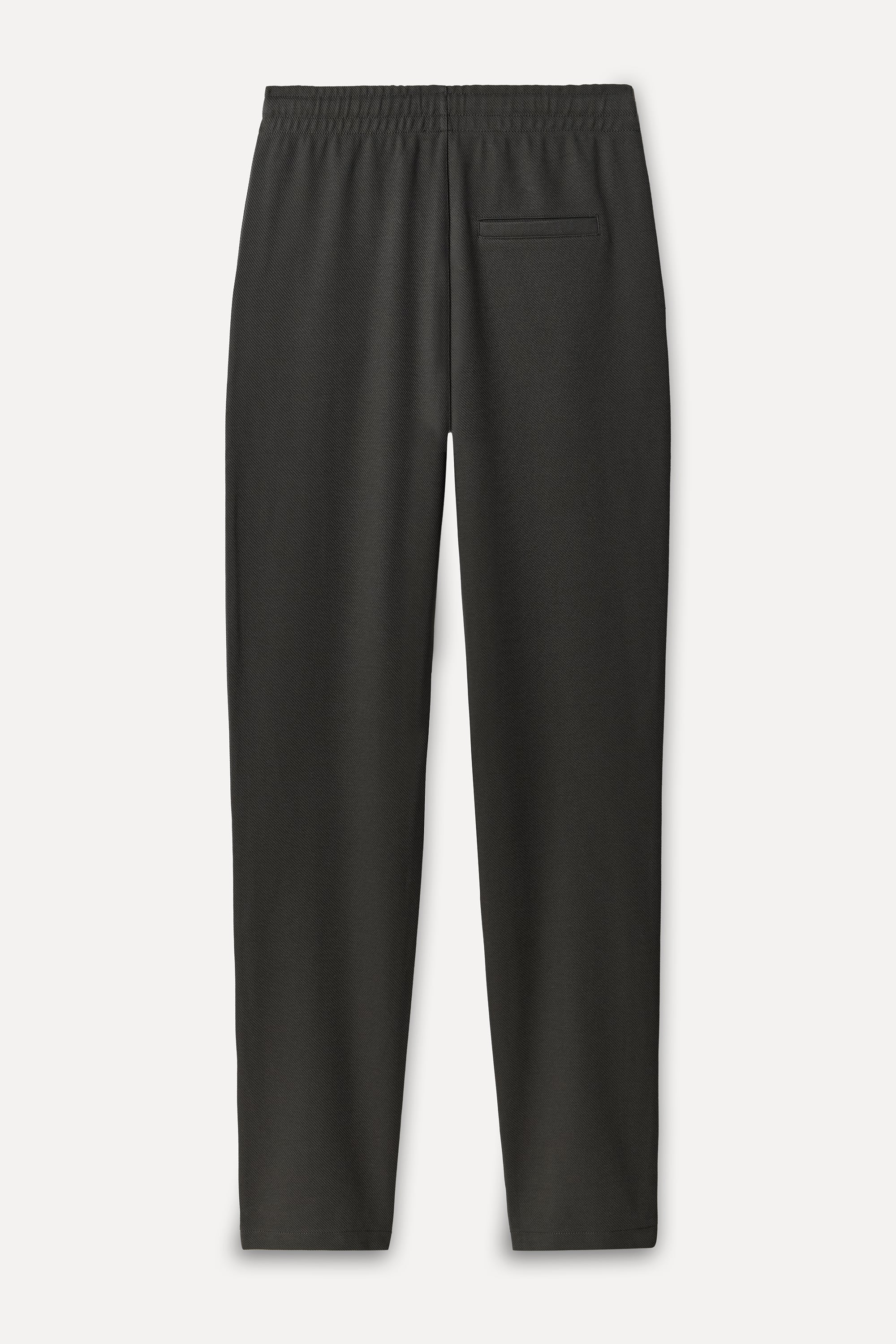 Erkek Antrasit Beli Bağlamalı Straight Fit Pantolon