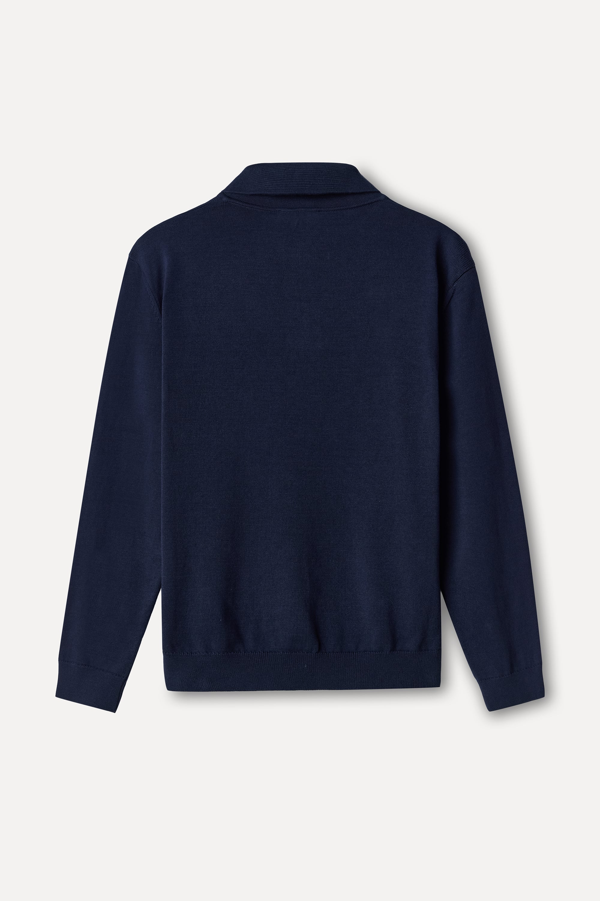 Erkek Lacivert Polo Yaka Kazak