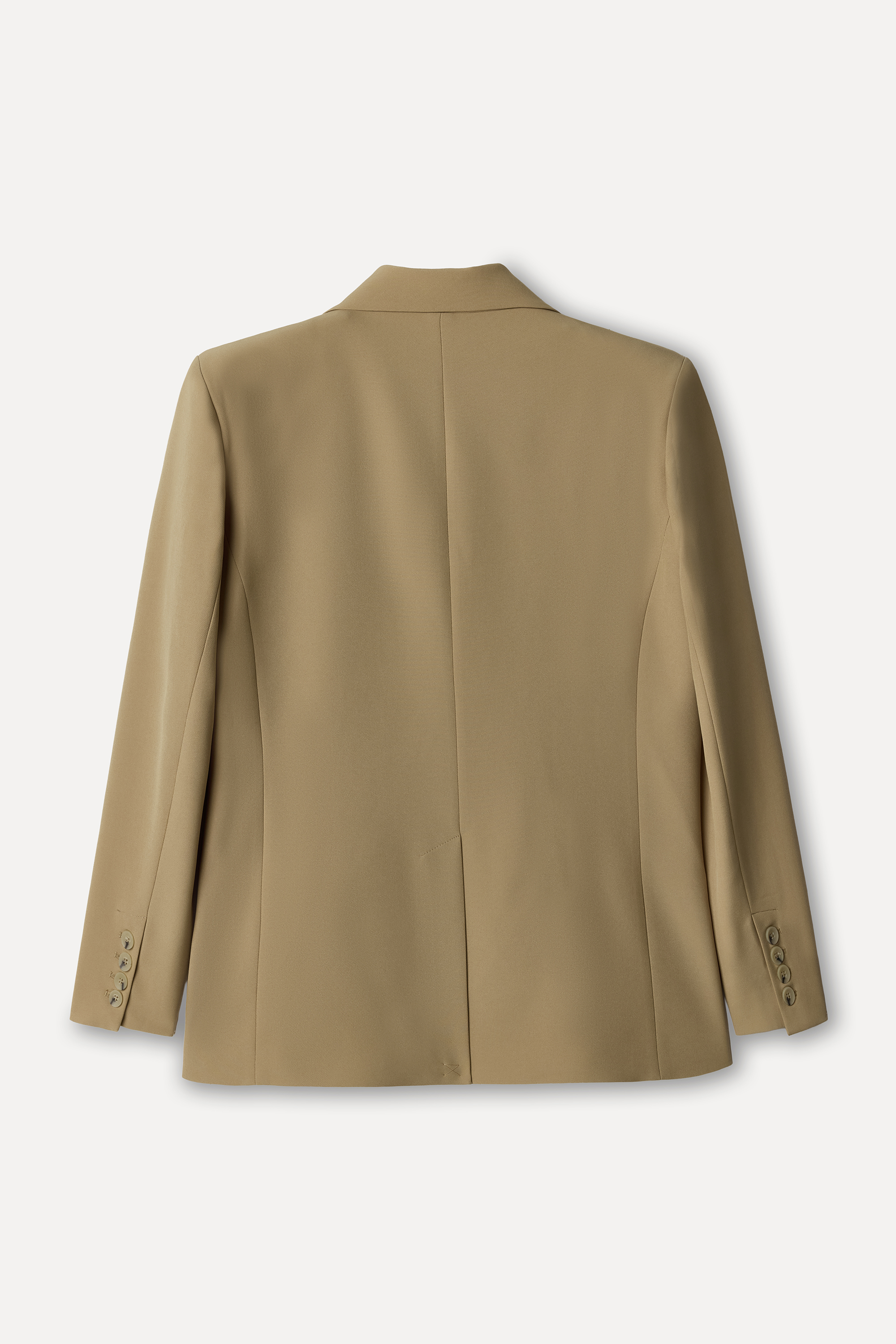 Kadın Bej Rengi Oversize Blazer Ceket
